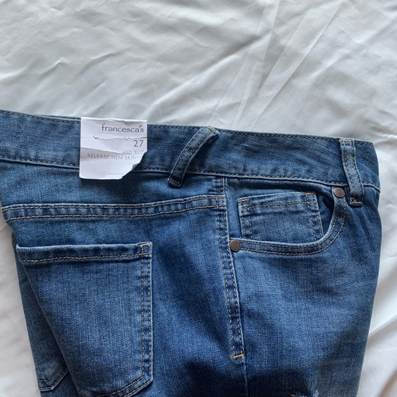 Francesca’s Harper Mid Rise Skinny Jeans - Picture 6 of 7